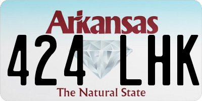 AR license plate 424LHK