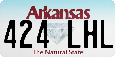 AR license plate 424LHL