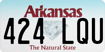 AR license plate 424LQU