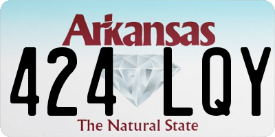 AR license plate 424LQY