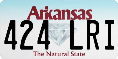 AR license plate 424LRI
