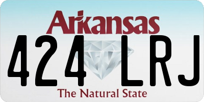AR license plate 424LRJ