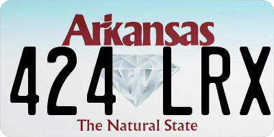 AR license plate 424LRX