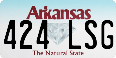 AR license plate 424LSG