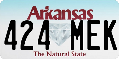 AR license plate 424MEK