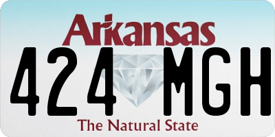AR license plate 424MGH