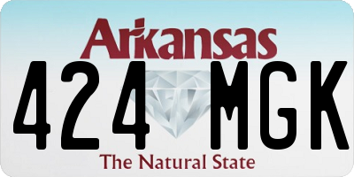 AR license plate 424MGK