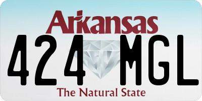 AR license plate 424MGL