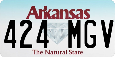 AR license plate 424MGV