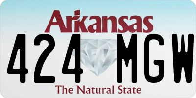 AR license plate 424MGW