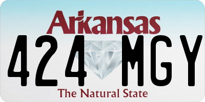 AR license plate 424MGY