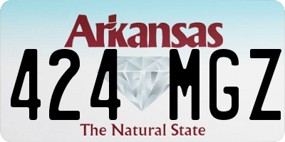 AR license plate 424MGZ
