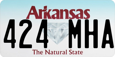 AR license plate 424MHA