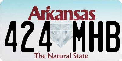 AR license plate 424MHB