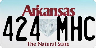 AR license plate 424MHC