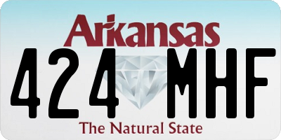 AR license plate 424MHF