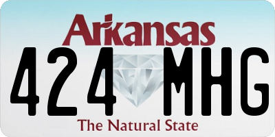 AR license plate 424MHG