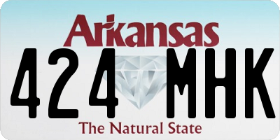 AR license plate 424MHK