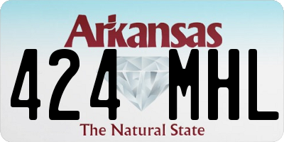 AR license plate 424MHL