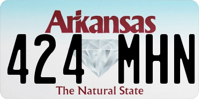AR license plate 424MHN