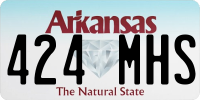 AR license plate 424MHS