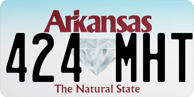 AR license plate 424MHT