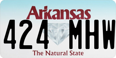 AR license plate 424MHW