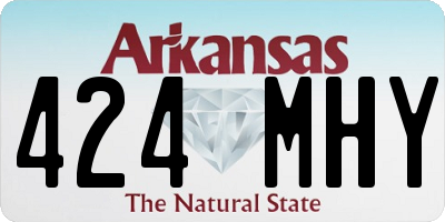 AR license plate 424MHY
