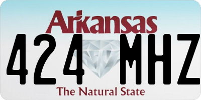 AR license plate 424MHZ