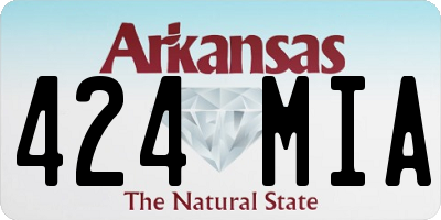 AR license plate 424MIA