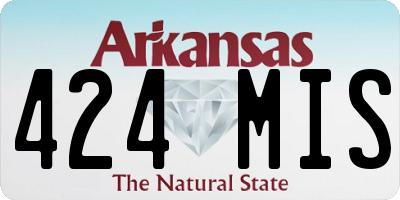 AR license plate 424MIS
