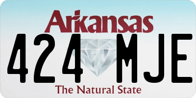 AR license plate 424MJE