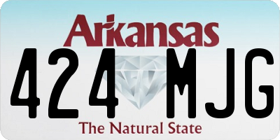 AR license plate 424MJG