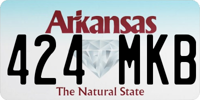 AR license plate 424MKB