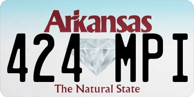 AR license plate 424MPI