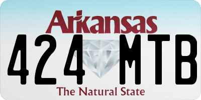 AR license plate 424MTB