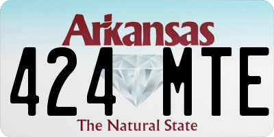 AR license plate 424MTE