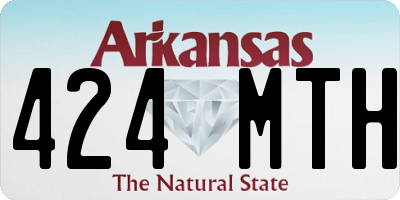 AR license plate 424MTH