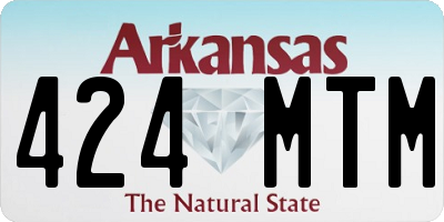 AR license plate 424MTM