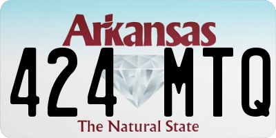 AR license plate 424MTQ