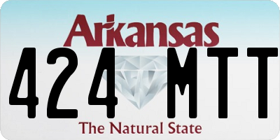 AR license plate 424MTT