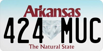 AR license plate 424MUC