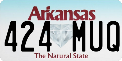 AR license plate 424MUQ