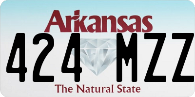 AR license plate 424MZZ