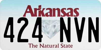 AR license plate 424NVN