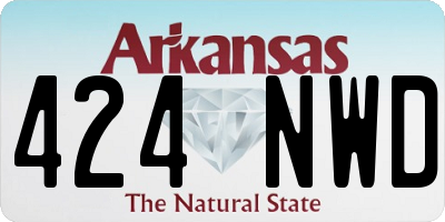 AR license plate 424NWD