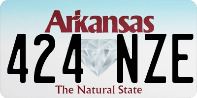 AR license plate 424NZE