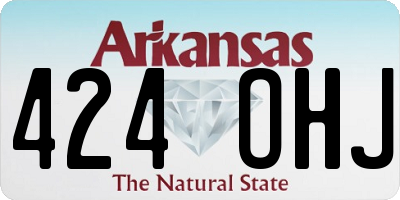 AR license plate 424OHJ