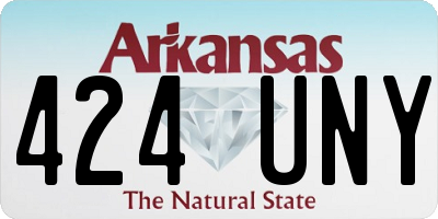 AR license plate 424UNY