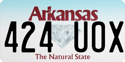 AR license plate 424UOX